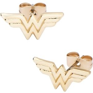 Wonder Woman New Gold Plated Earrings